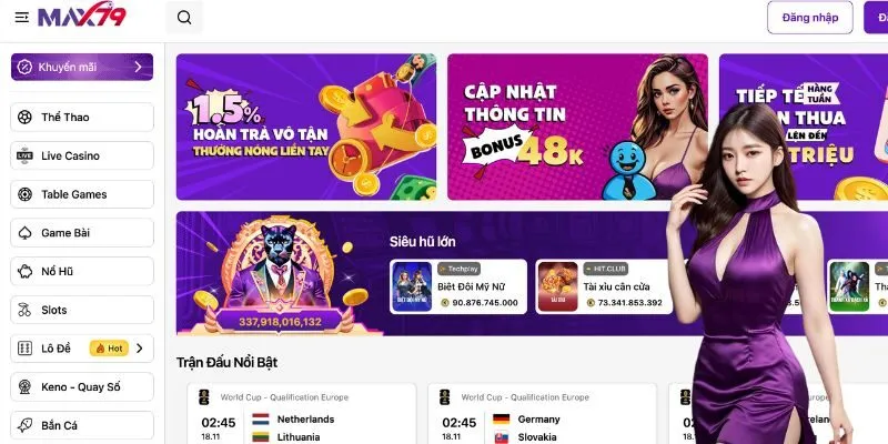 MAX79 - Nhà Cái Uy Tín Với Nhiều Tiêu Chí Giải Trí Nổi Bật