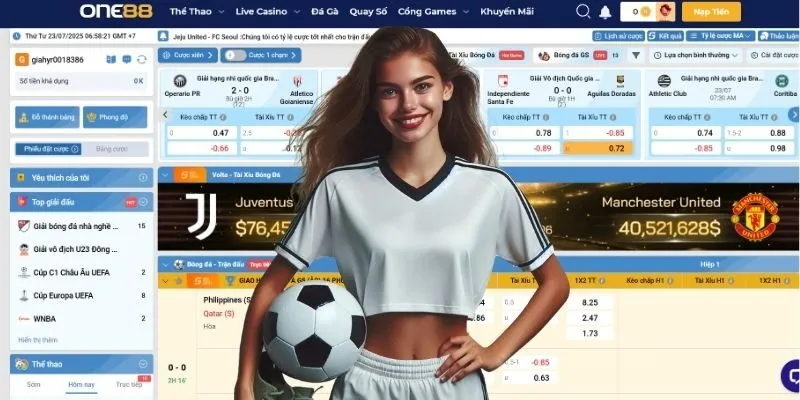 ONE88 hỗ trợ đa dạng cách rút thưởng